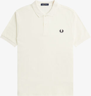 Fred Perry Plain Shirt - Ecru Poloshirt Wit - XXL