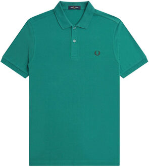 Fred Perry Plain Shirt - Mintkleurige Polo Groen - L