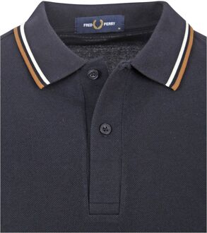 Fred Perry Polo M3600 Navy U86 Blauw - S,XL