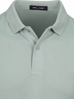 Fred Perry Polo M6000 Silver Blue Groen - 3XL,L,XXL