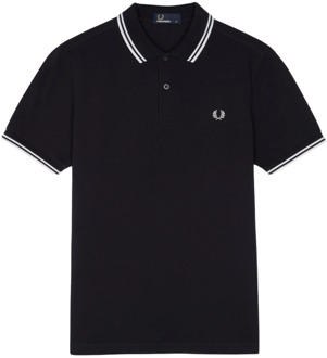 Fred Perry Polo Shirt Korte Mouw Fred Perry  SLIM FIT TWIN TIPPED