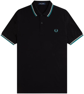 Fred Perry Polo Shirts Fred Perry , Black , Heren - 2Xl,Xl,L,M