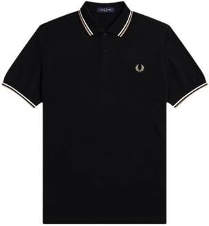 Fred Perry Polo Shirts Fred Perry , Black , Heren - 2XL