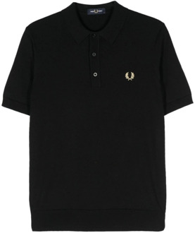 Fred Perry Polo Shirts Fred Perry , Black , Heren - Xl,L,M