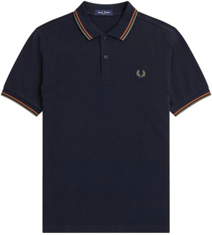 Fred Perry Polo Shirts Fred Perry , Blue , Heren - 2Xl,M