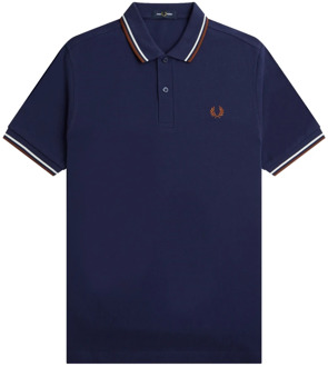 Fred Perry Polo Shirts Fred Perry , Blue , Heren - 2Xl,Xl,L,M