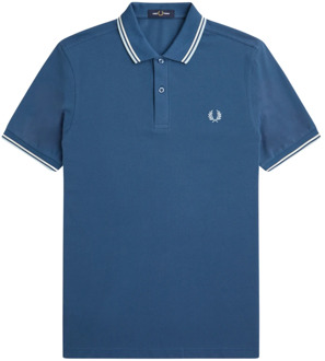 Fred Perry Polo Shirts Fred Perry , Blue , Heren - 2Xl,Xl,L,M