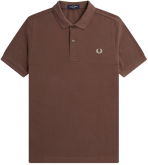 Fred Perry Polo Shirts Fred Perry , Brown , Heren - 2Xl,Xl,L,M,S,3Xl