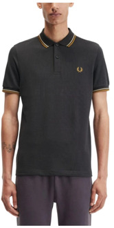 Fred Perry Polo Shirts Fred Perry , Gray , Heren - Xl,L,M,S