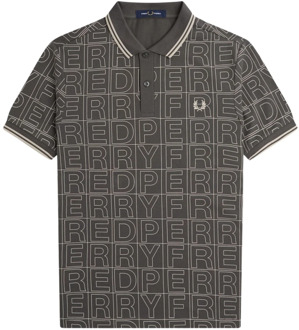 Fred Perry Polo Shirts Fred Perry , Gray , Heren