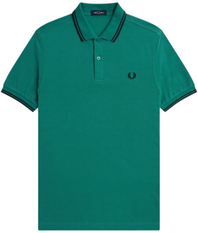 Fred Perry Polo Shirts Fred Perry , Green , Heren - 2Xl,Xl,L,3Xl