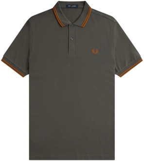 Fred Perry Polo Shirts Fred Perry , Green , Heren - 2Xl,Xl