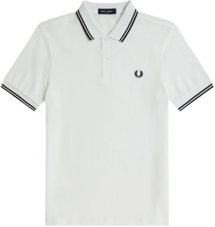 Fred Perry Polo Shirts Fred Perry , White , Heren - 2Xl,Xl,L,S,3Xl