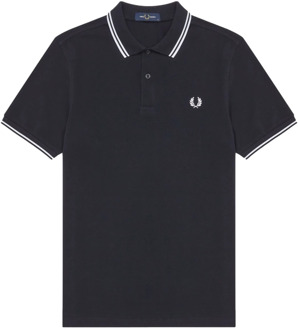 Fred Perry Polo Twin Tipped Fred Perry , Zwart , Heren - XS