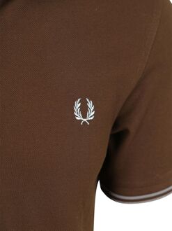 Fred Perry Polo Twin Tipped M3600 Bruin 49A - 3XL,L,M,XL,XXL