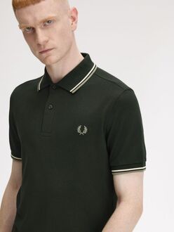Fred Perry Polo Twin Tipped M3600 Donkergroen - L,M,S,XL