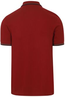 Fred Perry Polo Twin Tipped M3600 Rood - L,M,S,XL,XXL
