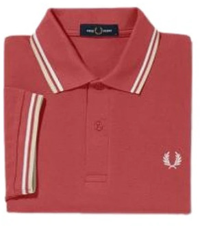 Fred Perry Poloshirt Fred Perry , Red , Heren - S