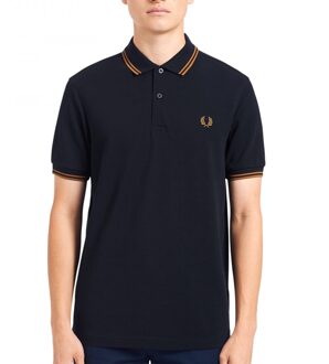 Fred Perry Poloshirt - Mannen - navy/bruin