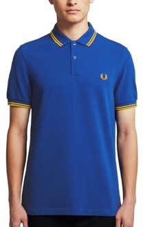 Fred Perry regular fit polo blauw - M