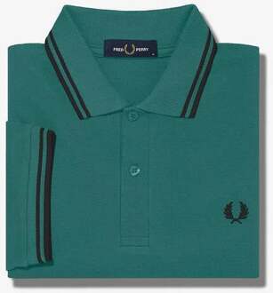 Fred Perry regular fit polo met logo groen