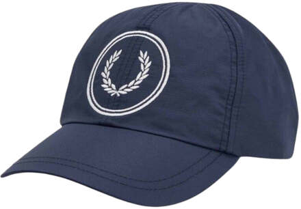Fred Perry Ripstop Logo Marineblauwe Hoed Navy