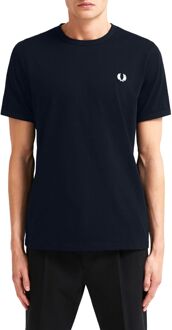 Fred Perry Shirt - Maat L  - Mannen - navy
