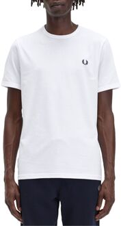 Fred Perry Shirt - Maat L  - Mannen - wit