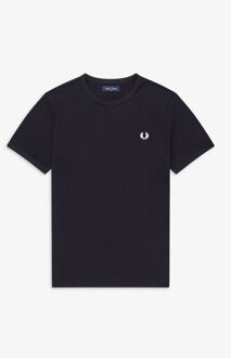 Fred Perry Shirt - Maat M  - Mannen - navy