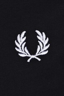Fred Perry Shirt - Maat M  - Mannen - zwart