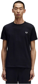 Fred Perry Shirt - Maat S  - Mannen - zwart