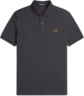 Fred Perry Slim Fit Anchor Polo Shirt Fred Perry , Gray , Heren - 2Xl,Xl,L,M,S