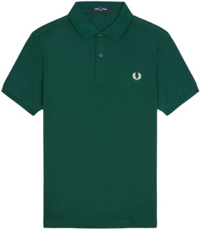 Fred Perry Slim Fit Plain Polo Ivy Fred Perry , Green , Heren - 3XL