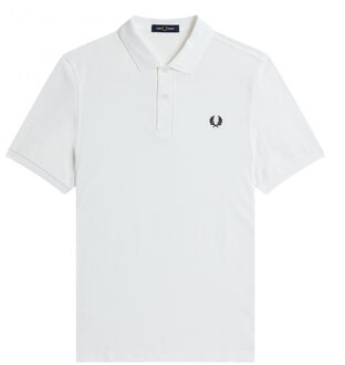 Fred Perry Slim Fit Shirt Piqu - Sportpolo -  Heren - Maat M - Wit - M600-100