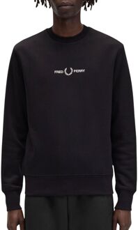 Fred Perry Stijlvolle Fleece Trui Fred Perry , Black , Heren - L,M,S