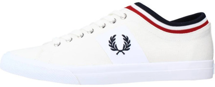 Fred Perry Stijlvolle Tipped CT Sneakers voor Mannen Fred Perry , White , Heren - 43 Eu,40 EU