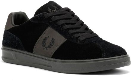 Fred Perry Suede Heren Sneakers Van Zwart Suède