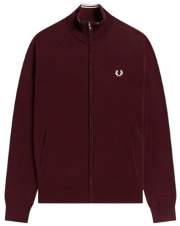 Fred Perry Sweatshirt met rits Fred Perry , Red , Heren - L,S