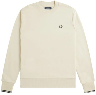 Fred Perry Sweatshirts Fred Perry , Beige , Heren - 2Xl,Xl,L,M,S