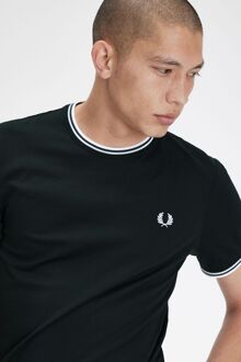 Fred Perry T-shirt Donkergroen T50 - L,M,S,XL,XXL