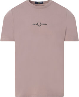 Fred Perry T-shirt met korte mouwen Roze