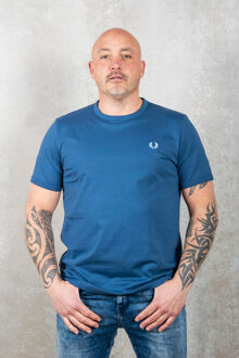 Fred Perry T-Shirts Fred Perry , Blue , Heren - 2Xl,Xl,S