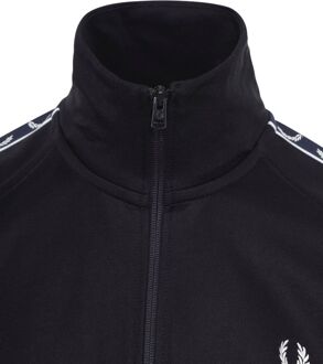 Fred Perry Taped Track Jacket Carbon Donkerblauw - XXL