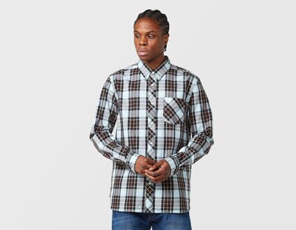 Fred Perry Tartan Shirt, blauw - XL