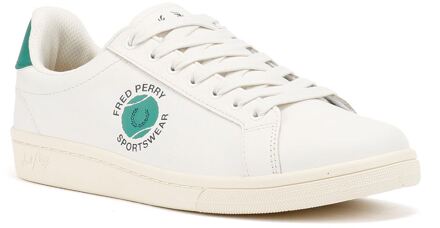 Fred Perry Tennis Cupsole Leren Witte Sneakers Voor Heren - maat EU 42 / UK 8