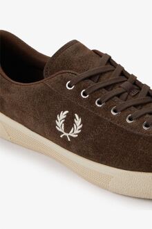 Fred Perry Tennis Schoen Suède Heren Tabak/IJsroom Sneakers Bruin - EU 40.5 / UK 7