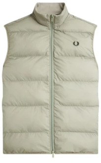 Fred Perry Thermisch vest met verfijnde details Fred Perry , Green , Heren - L