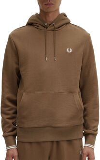 Fred Perry Tipped Hoodie Heren bruin - L