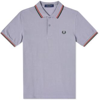 Fred Perry Twin Getipt M3600 115 grijs poloshirt