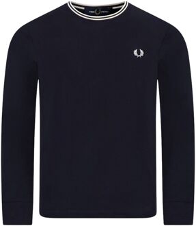 Fred Perry Twin Tipped Longsleeve Shirt Heren - XL